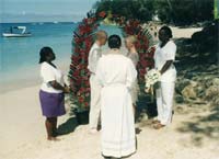 wedding on Discovery Bay